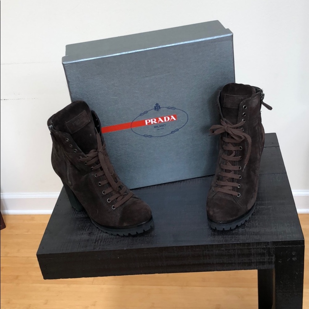 Brown Suede Boots